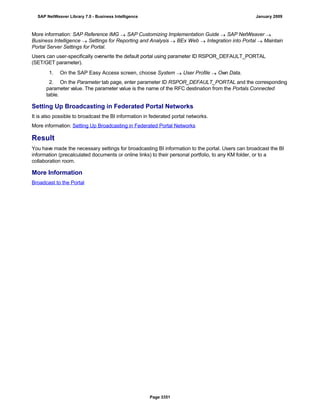 SAP BI 7.0 Info Providers