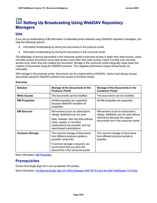 SAP BI 7.0 Info Providers