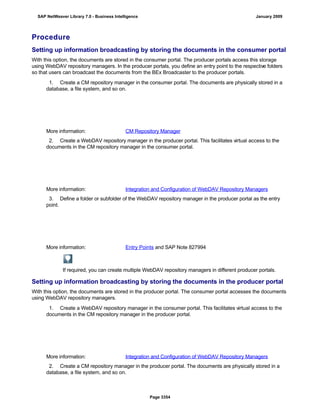 SAP BI 7.0 Info Providers