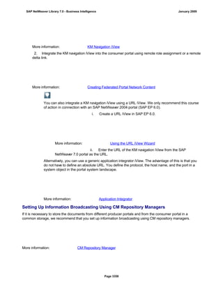 SAP BI 7.0 Info Providers