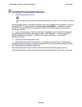 SAP BI 7.0 Info Providers