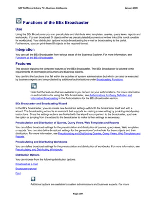 SAP BI 7.0 Info Providers