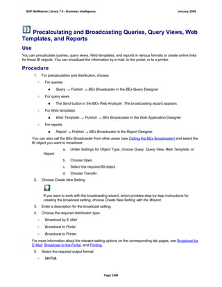 SAP BI 7.0 Info Providers