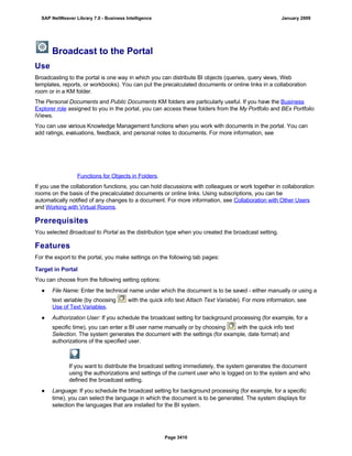 SAP BI 7.0 Info Providers