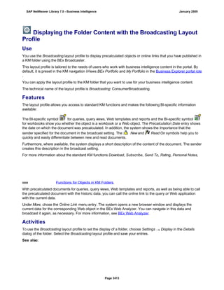 SAP BI 7.0 Info Providers