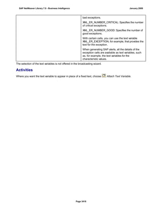 SAP BI 7.0 Info Providers