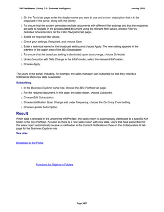 SAP BI 7.0 Info Providers