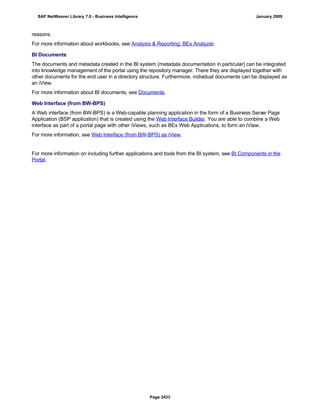 SAP BI 7.0 Info Providers