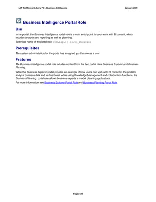 SAP BI 7.0 Info Providers