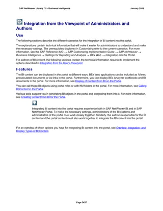 SAP BI 7.0 Info Providers