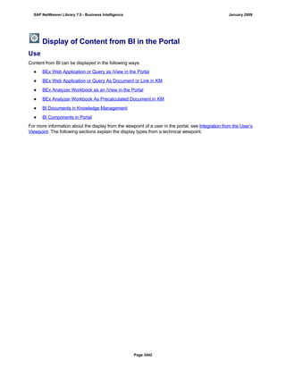 SAP BI 7.0 Info Providers