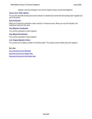 SAP BI 7.0 Info Providers