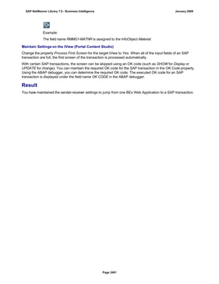 SAP BI 7.0 Info Providers