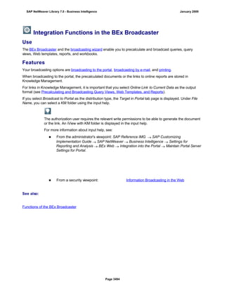 SAP BI 7.0 Info Providers