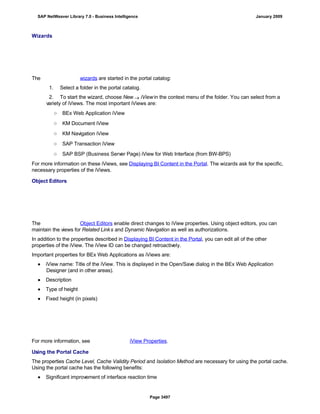 SAP BI 7.0 Info Providers