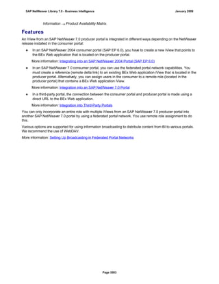 SAP BI 7.0 Info Providers