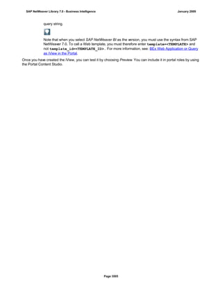 SAP BI 7.0 Info Providers