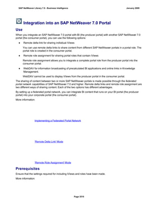 SAP BI 7.0 Info Providers