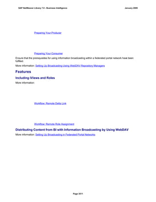 SAP BI 7.0 Info Providers