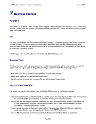 SAP BI 7.0 Info Providers