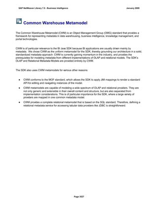 SAP BI 7.0 Info Providers