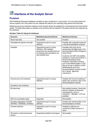 SAP BI 7.0 Info Providers