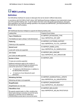 SAP BI 7.0 Info Providers