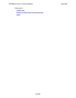 SAP BI 7.0 Info Providers