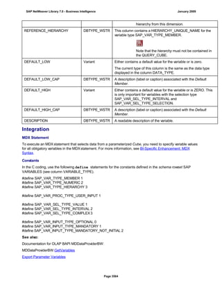 SAP BI 7.0 Info Providers