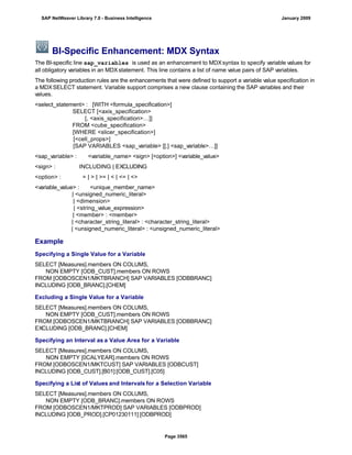 SAP BI 7.0 Info Providers