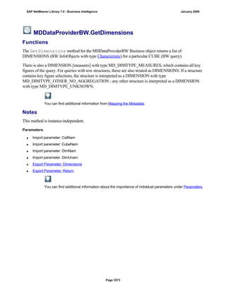 SAP BI 7.0 Info Providers