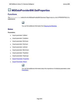 SAP BI 7.0 Info Providers