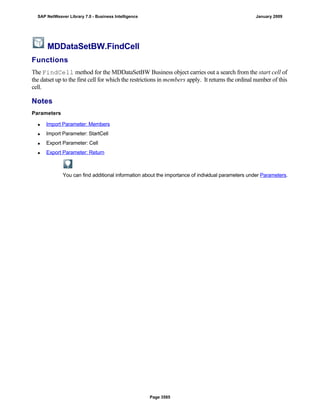 SAP BI 7.0 Info Providers