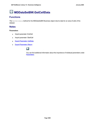 SAP BI 7.0 Info Providers