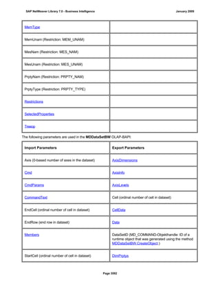 SAP BI 7.0 Info Providers