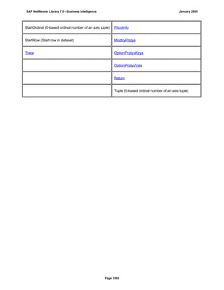 SAP BI 7.0 Info Providers