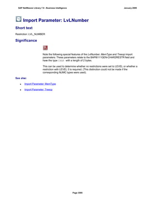 SAP BI 7.0 Info Providers