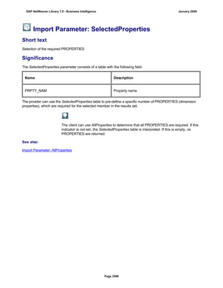 SAP BI 7.0 Info Providers