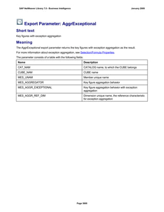 SAP BI 7.0 Info Providers