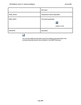 SAP BI 7.0 Info Providers