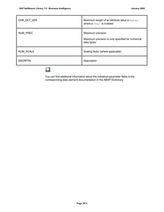 SAP BI 7.0 Info Providers