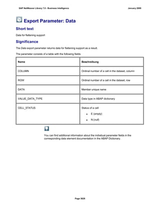 SAP BI 7.0 Info Providers
