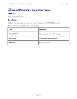 SAP BI 7.0 Info Providers