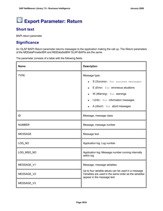 SAP BI 7.0 Info Providers