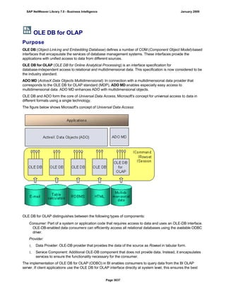 SAP BI 7.0 Info Providers
