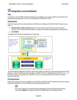SAP BI 7.0 Info Providers