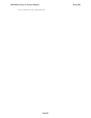 SAP BI 7.0 Info Providers