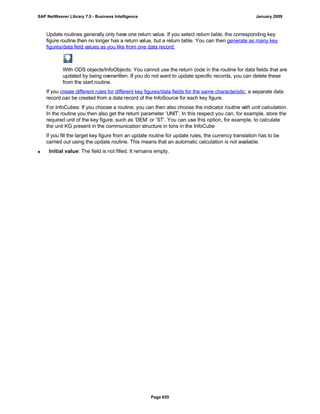 SAP BI 7.0 Info Providers