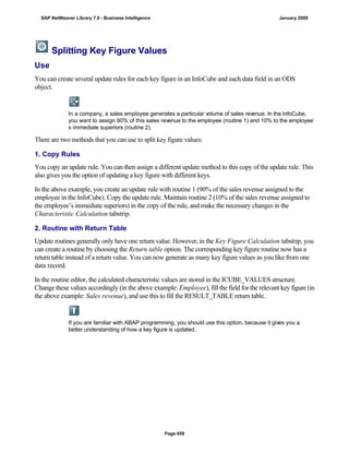 SAP BI 7.0 Info Providers