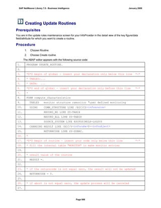 SAP BI 7.0 Info Providers
